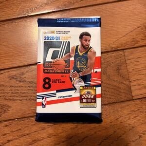 2020-21 Panini Donruss NBA Basketball 8 Card Pack Steph Curry SEALED